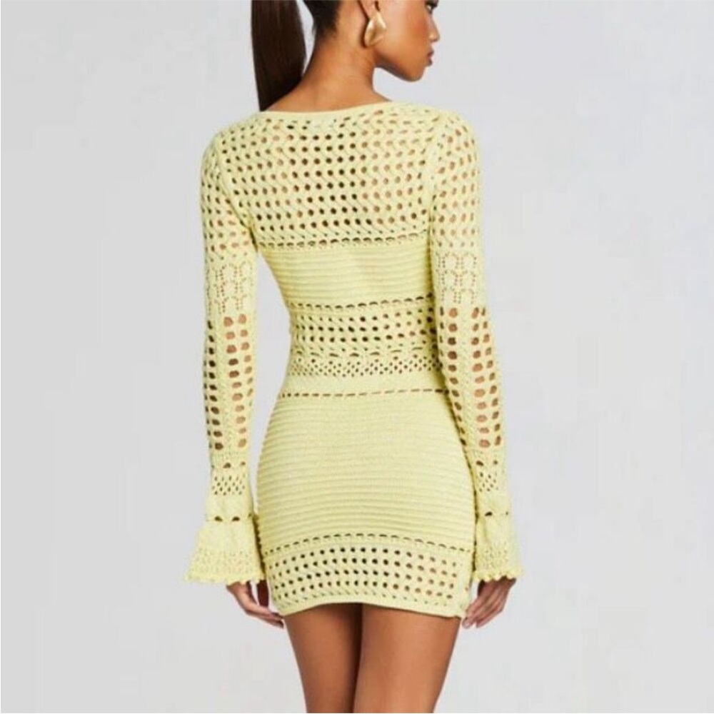 Retrofete Peony Knit Crochet Resort Dress